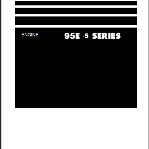 95E -5 SERIES Engine Shop Manual