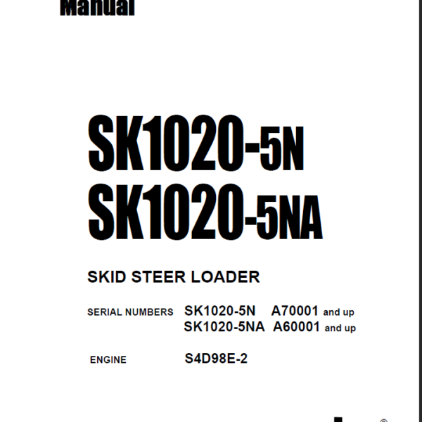 SK1020-5N SK1020-5NA Shop Manual