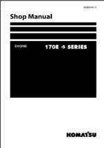 170E -5 SERIES Engine Shop Manual