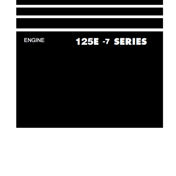 125E -7 SERIES Engine (2) Shop Manual