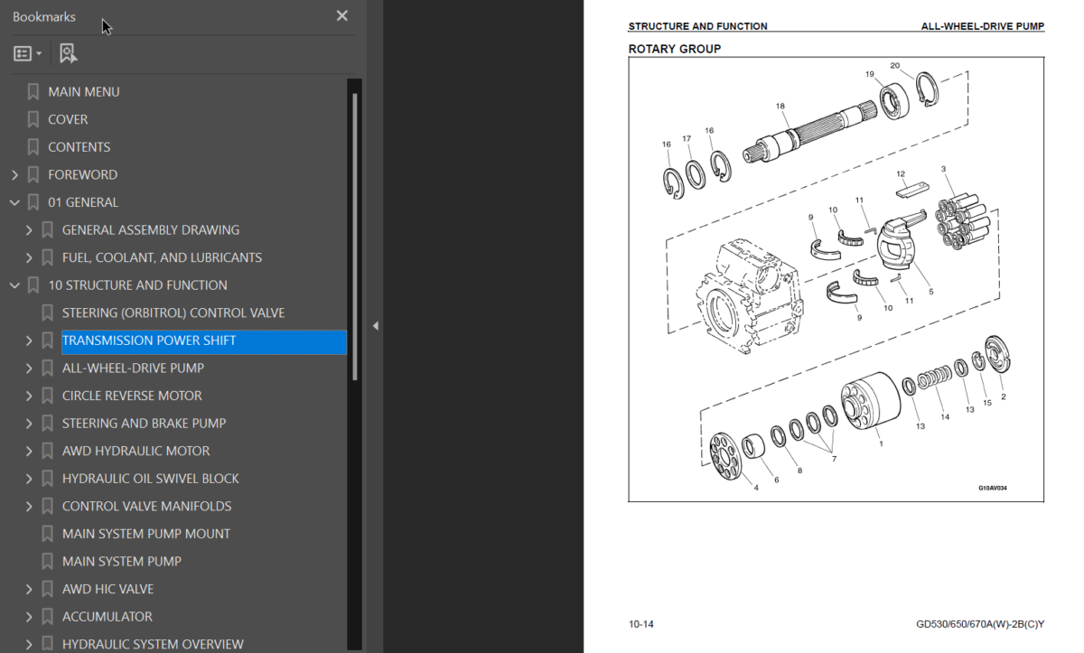 GD530A(W)-2B(C)Y GD650A(W)-2B(C)Y GD670A(W)-2B(C)Y Shop Manual