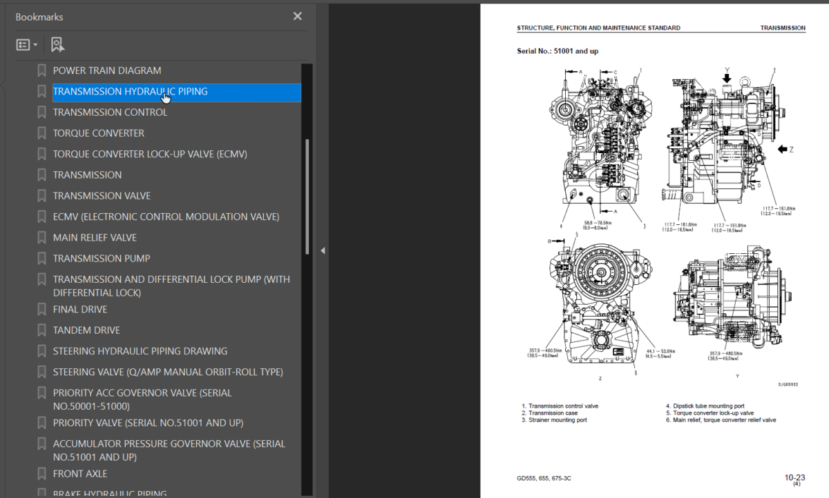 GD555-3C GD655-3C GD675-3C Shop Manual