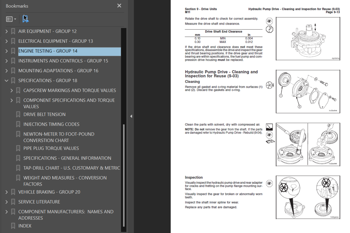 M11 SERIES Engine Shop Manual