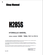 H285S (78094 78111 & 78113) Shop Manual