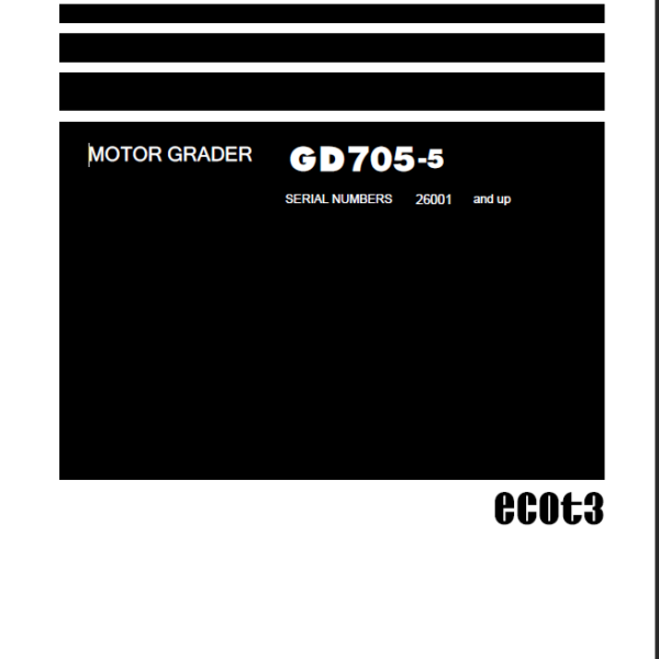 GD705-5 Shop Manual