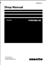 4TNV98C-S5 Engine Shop Manual
