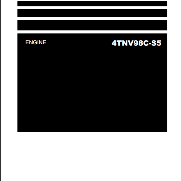 4TNV98C-S5 Engine Shop Manual