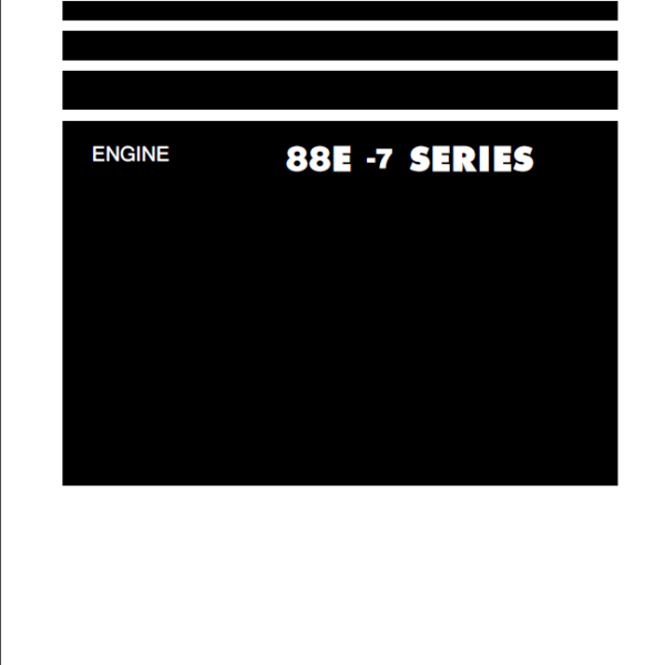 88E -7 SERIES Engine Shop Manual