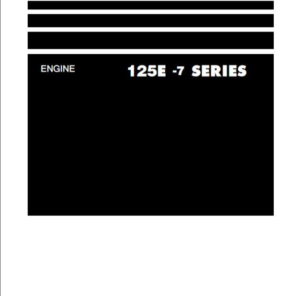 125E -7 SERIES Engine Shop Manual