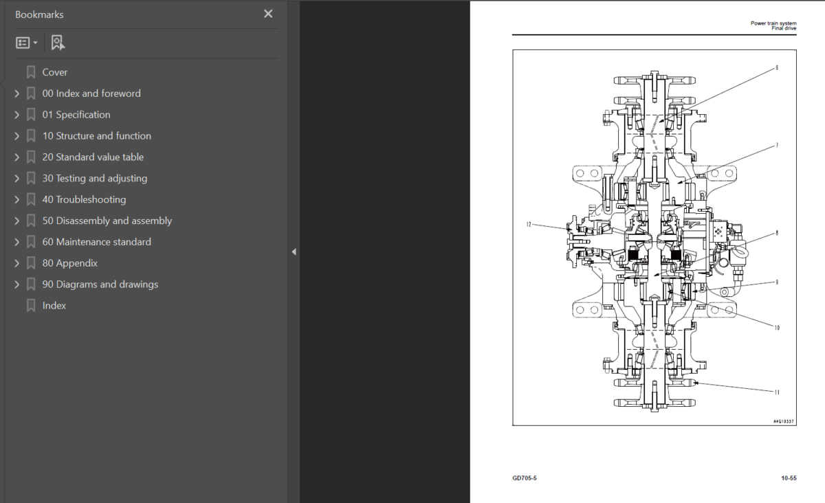 GD705-5 Shop Manual