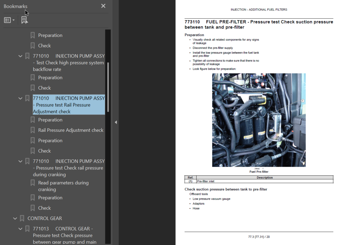 WB93R-8 WB93S-8 WB97R-8 WB97S-8 Engine Shop Manual