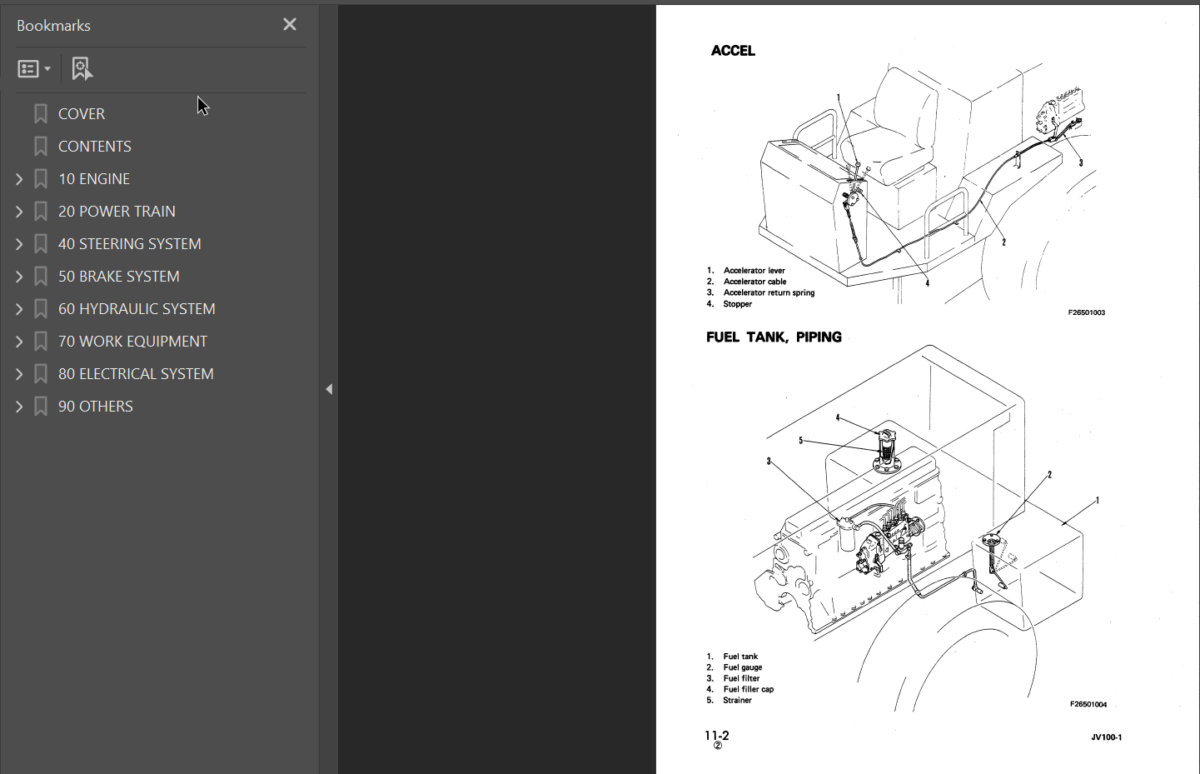 JV100A-1 JV100WA-1 JV100WP-1 Shop Manual