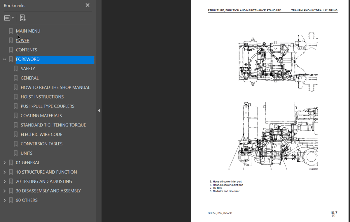 GD555-3C GD655-3C GD675-3C Shop Manual