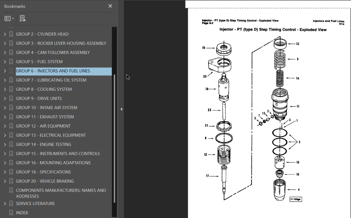 N14 Engine Shop Manual