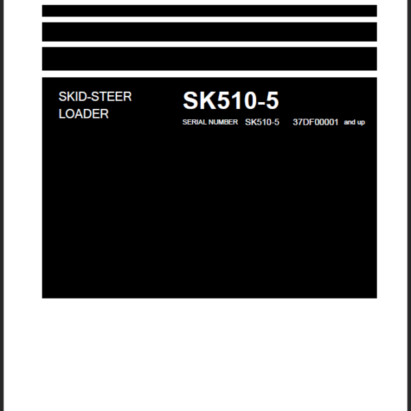 SK510-5 Shop Manual