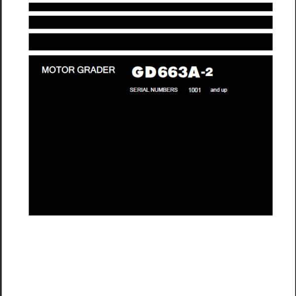 GD663A-2 Shop Manual