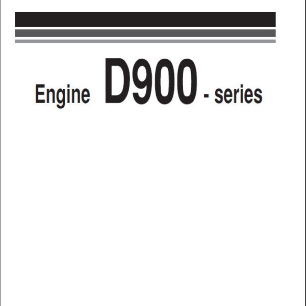 D900 SERIES Engine Shop Manual