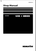 125E -6 SERIES Engine Shop Manual