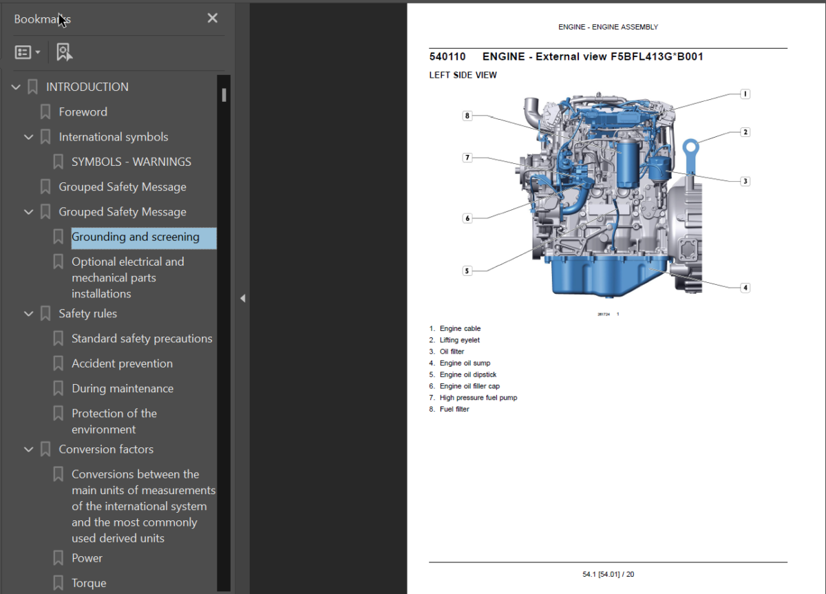 WB93R-8 WB93S-8 WB97R-8 WB97S-8 Engine Shop Manual