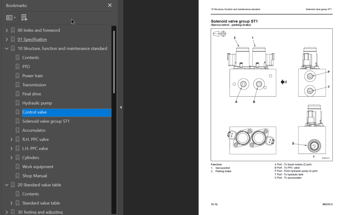 SK510-5 Shop Manual