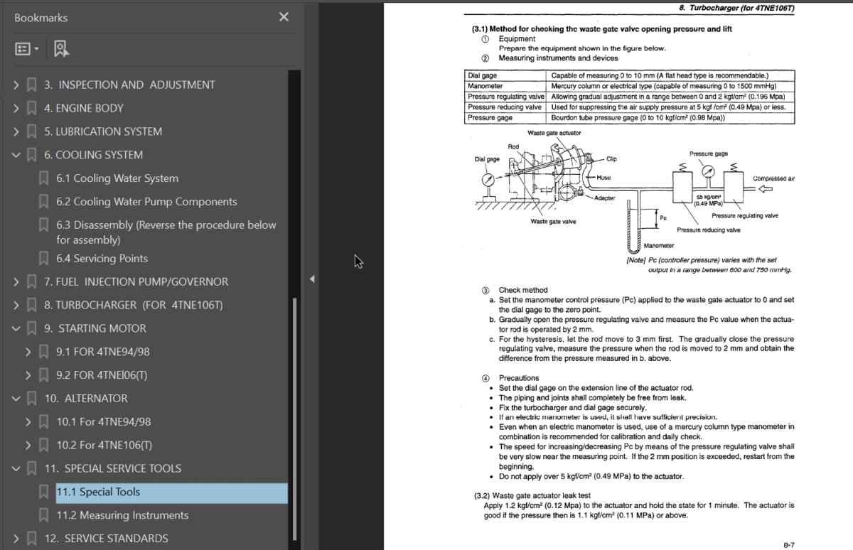 4D98 4D106 S4D106 SERIES Diesel Engine Shop Manual