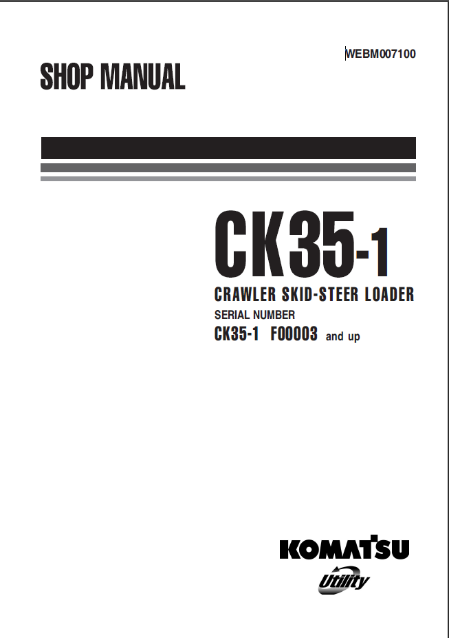 CK35-1 Shop Manual