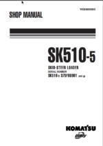 SK510-5 (37DF00001) Shop Manual