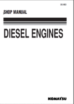 DE-BE3 Diesel Engine Shop Manual