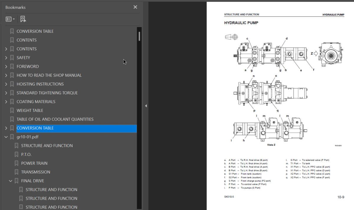 SK510-5 (37DF00001) Shop Manual