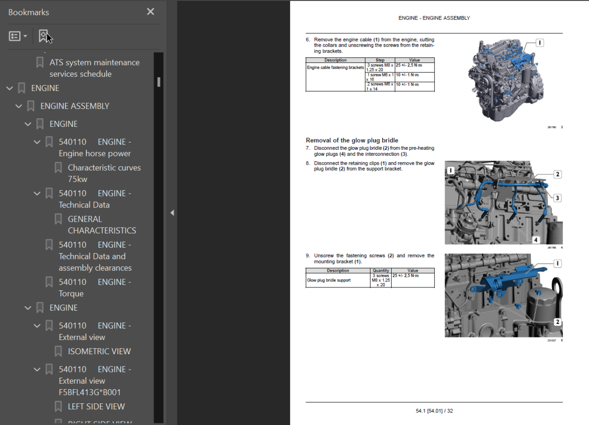 WB93R-8 WB93S-8 WB97R-8 WB97S-8 Engine Shop Manual