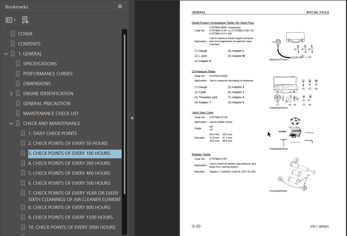 67E-1 SERIES Diesel Engine Shop Manual