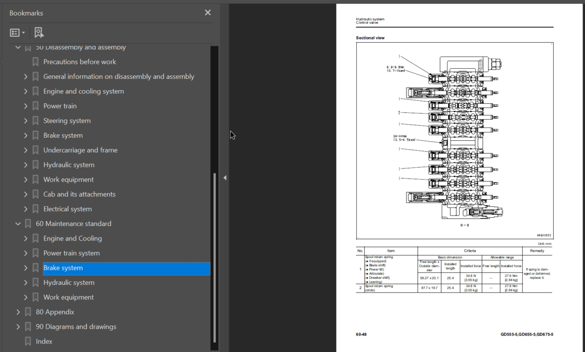 GD555-5 GD655-5 GD675-5 Shop Manual