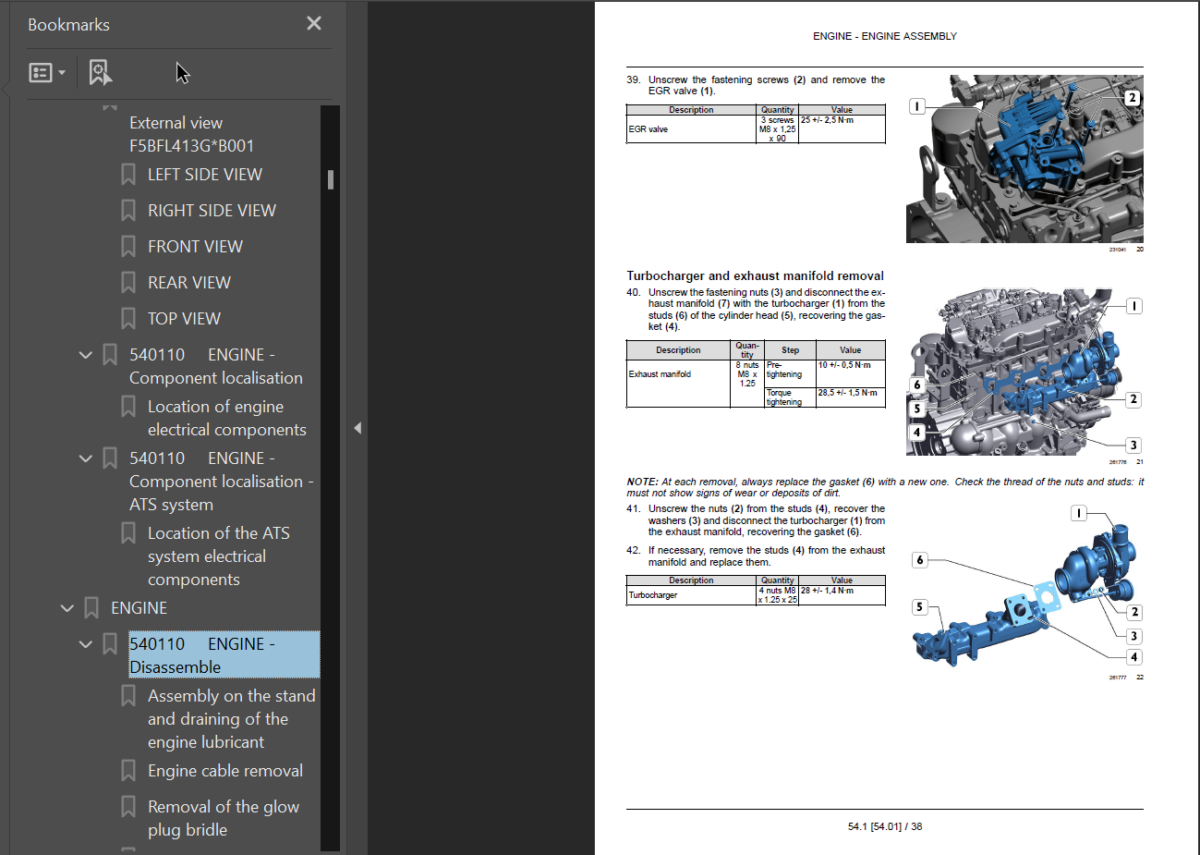 WB93R-8 WB93S-8 WB97R-8 WB97S-8 Engine Shop Manual