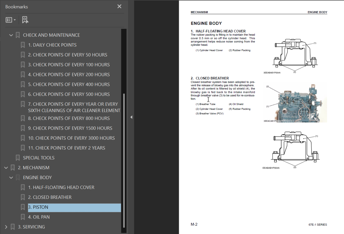 67E-1 SERIES Diesel Engine Shop Manual