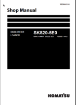 SK820-5E0 Shop Manual