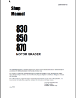 830 850 870 (CEBMG58102) Shop Manual