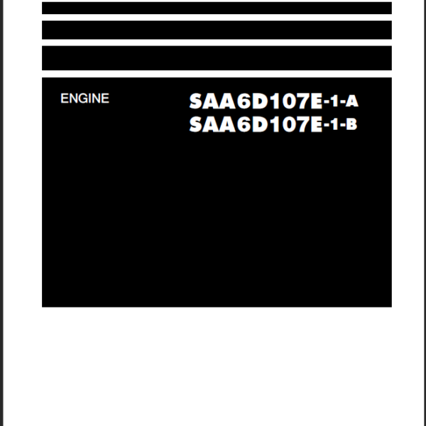 SAA6D107E-1-ASAA6D107E-1-B Engine Shop Manual