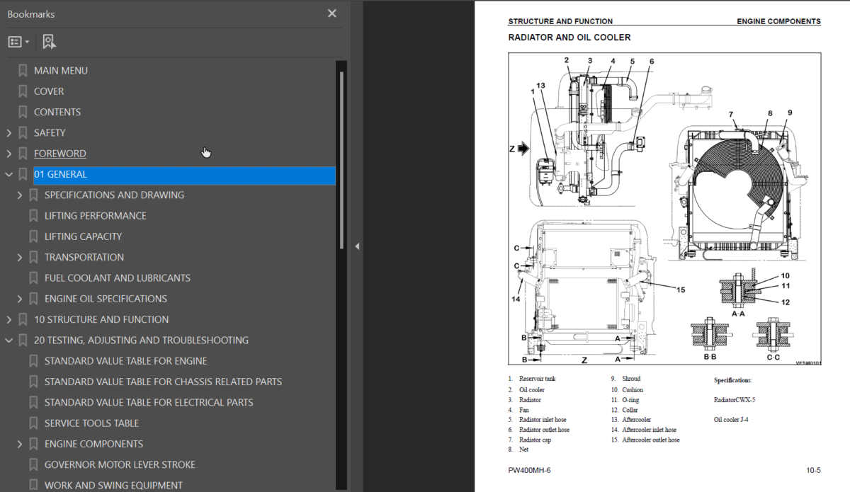 PW400MH-6 Shop Manual