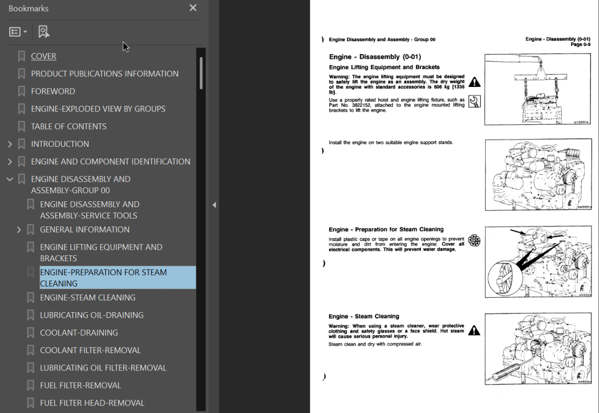 114 SERIES Diesel Engine (SEBM020400) Shop Manual