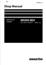 SK820-5E0 Shop Manual