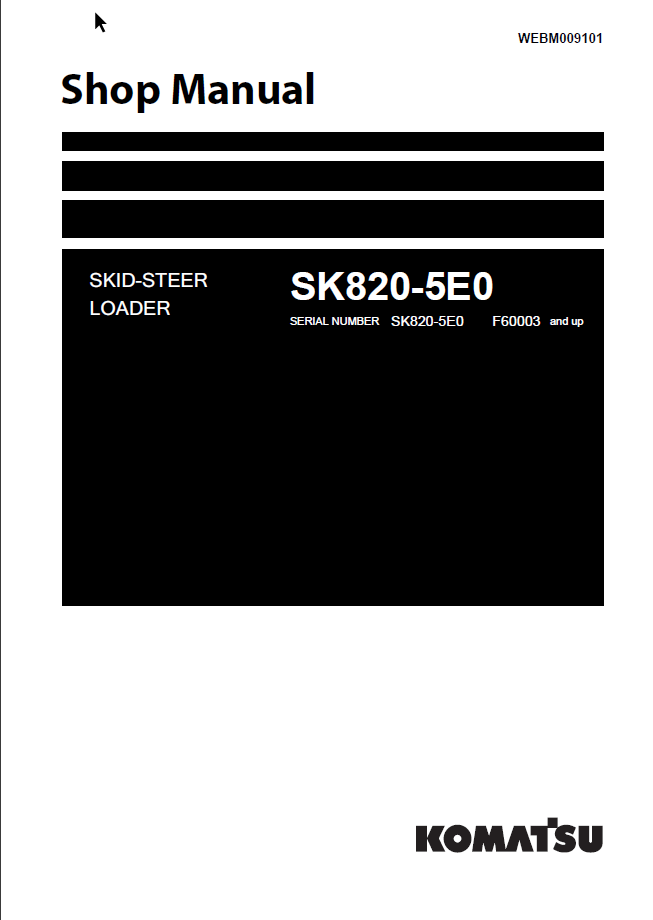 SK820-5E0 Shop Manual