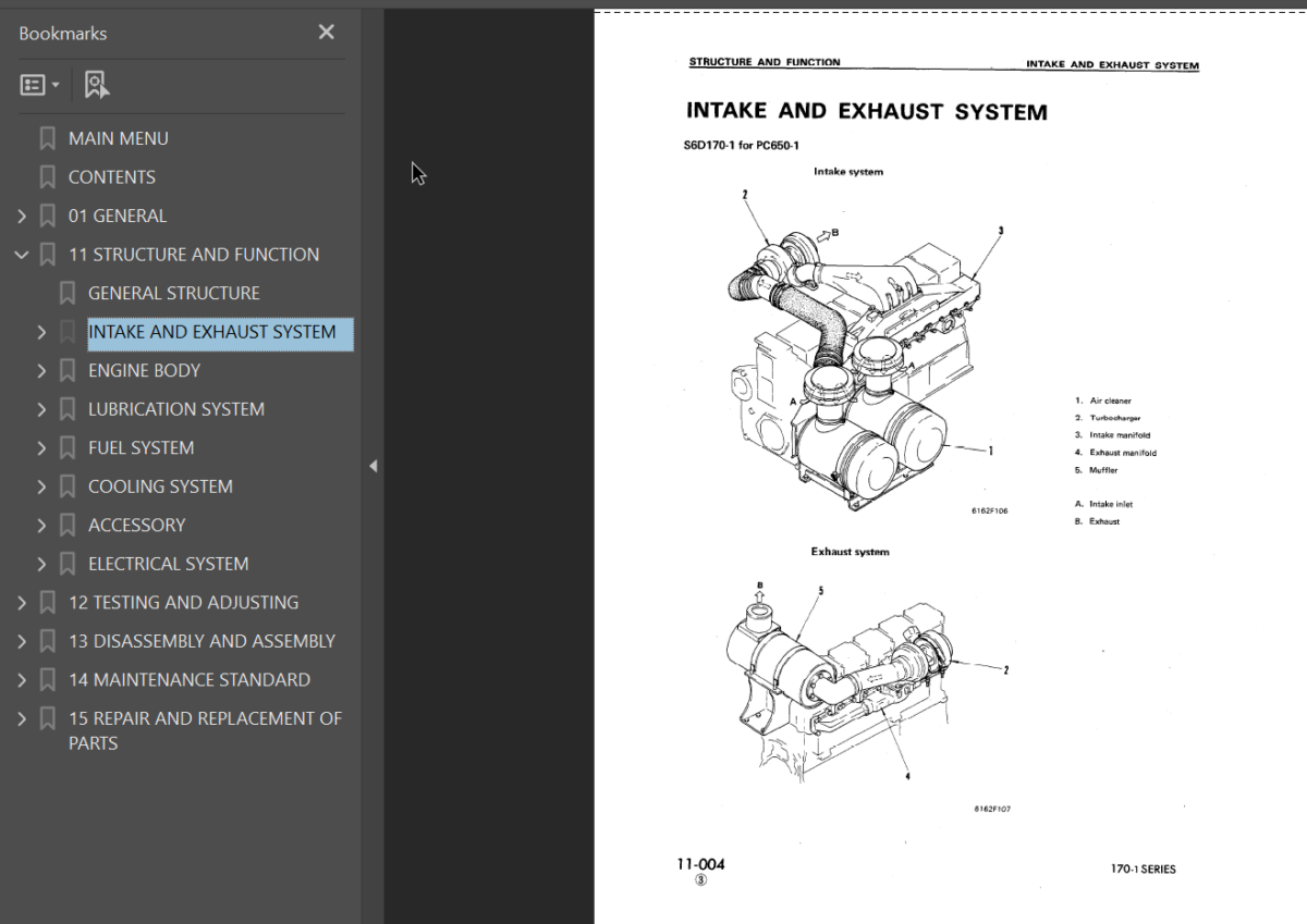 6D170-1 SERIES Diesel Engine Shop Manual