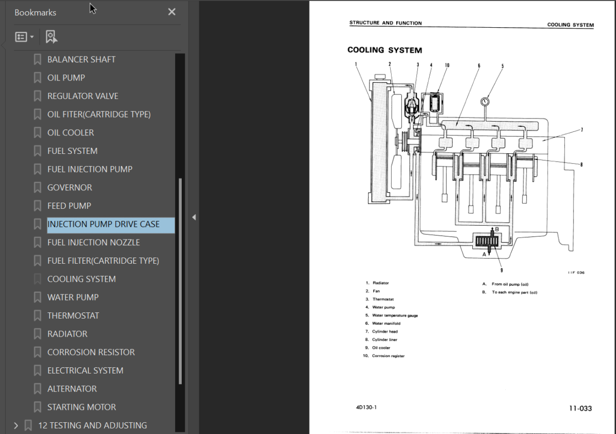 4D130-1 SERIES Diesel Engine Shop Manual