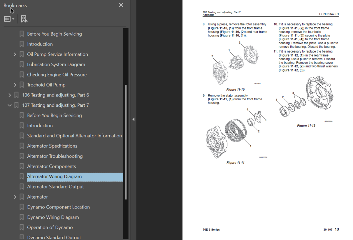 76E -6 SERIES Engine Shop Manual