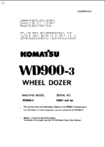 WD900-3 (SEBMW00601) Shop Manual