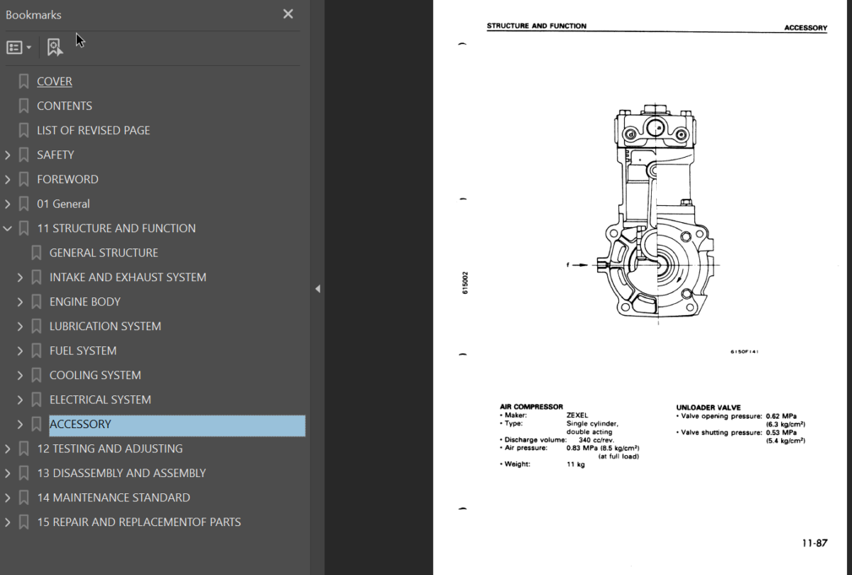 125-2 SERIES Diesel Engine Shop Manual