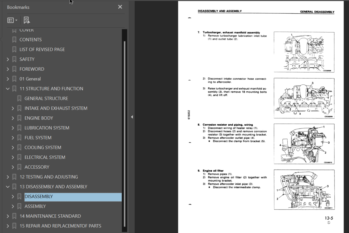 125-2 SERIES Diesel Engine Shop Manual