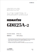 GD825A-2 Shop Manual