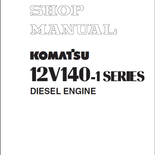 12v140-1 SERIES Diesel Engine Shop Manual