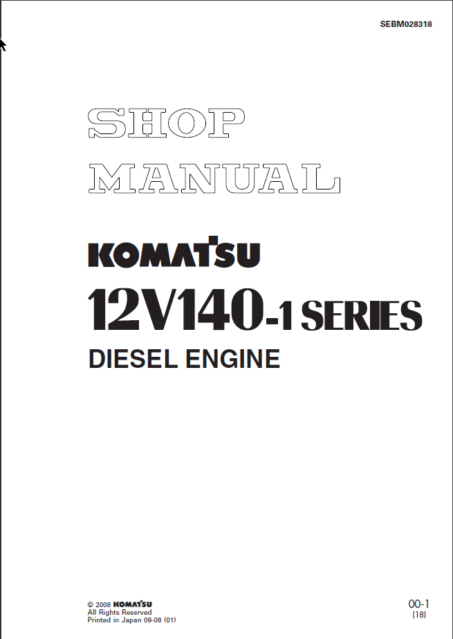 12v140-1 SERIES Diesel Engine Shop Manual